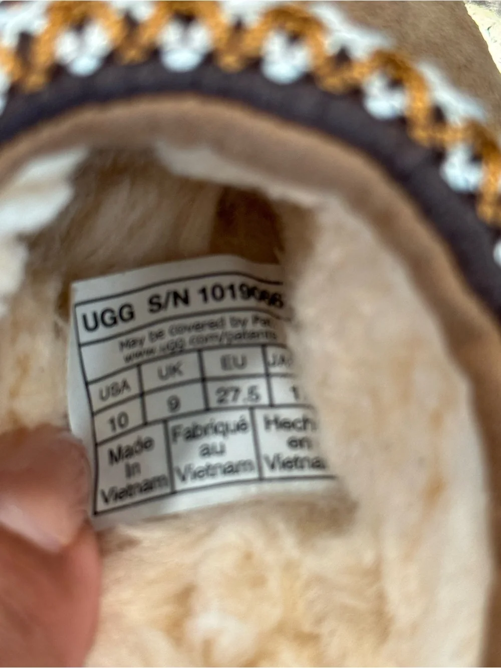 UGG Toddler Chestnut Suede Slip-On Fleece Lined Slippers